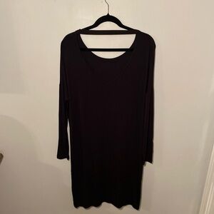 Black Open Back T-Shirt Mini Dress | Size S/M**​